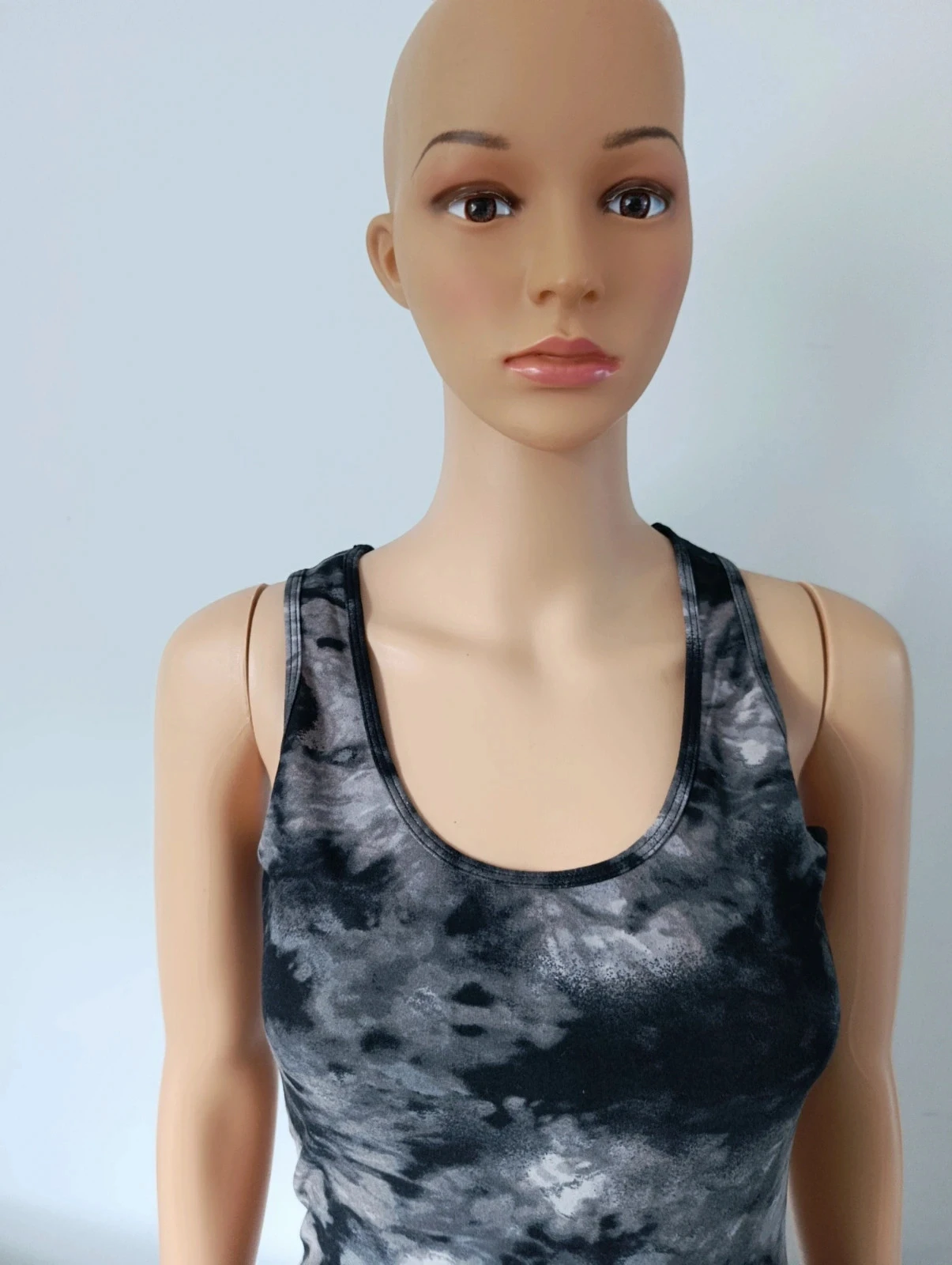 Tanktop Ardene Basic dames tie & dye zwart/grijs – Maat S – photo 3